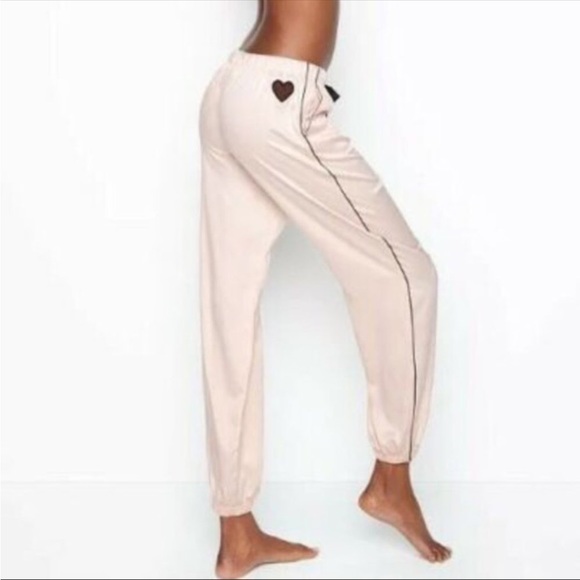 Victoria's Secret Intimates & Sleepwear Victorias Secret Satin Jogger Pajama Pants Poshmark